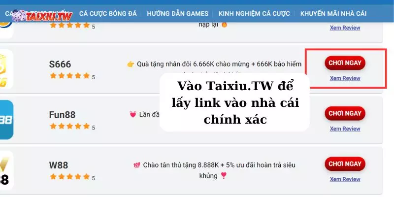 Các bước chơi casino trực tuyến cùng nhà cái uy tín